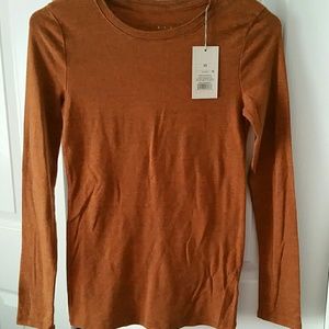 Orangish brown Long sleeve